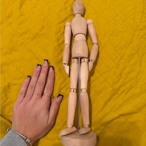 IKEA Unfinished Wood Articulated Posable Mann
